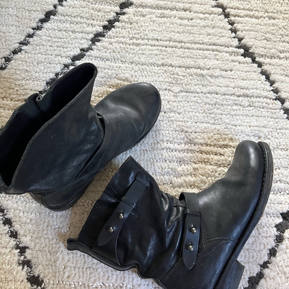 rag & bone Black Combat Boots